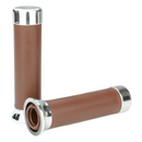 RMS Vespa PX, T5, LML Star Handlebar Grips - Brown