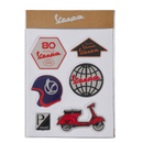 Vespa 80th Globo Sticker Set