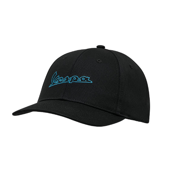 Vespa Dec Black Baseball Cap