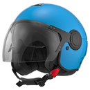 Argentario Visor Jet Helmet - Electric Blue