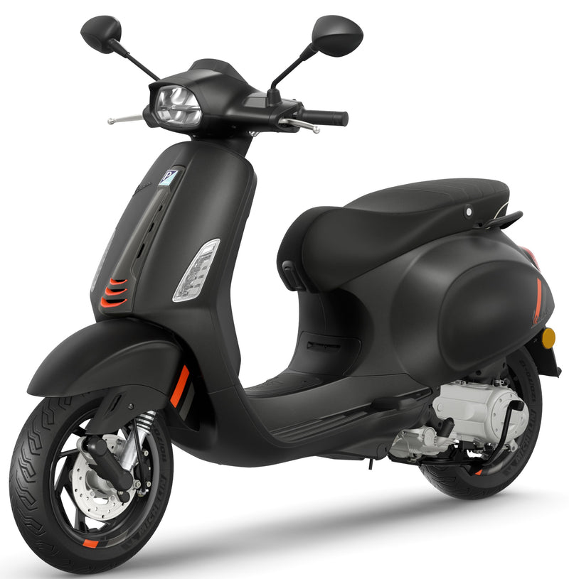 Vespa Sprint 50 S 4T E5+ - Nero Convinto Matt 2025