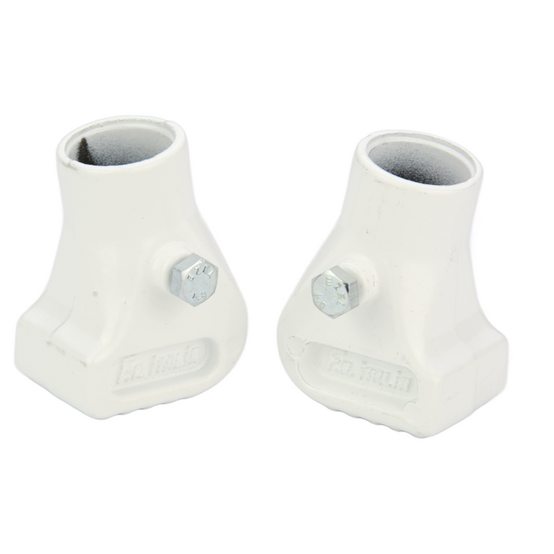 FA. ITALIA Vespa Alloy Stand Feet (Pair) White PX, T5, Cosa, LML Star