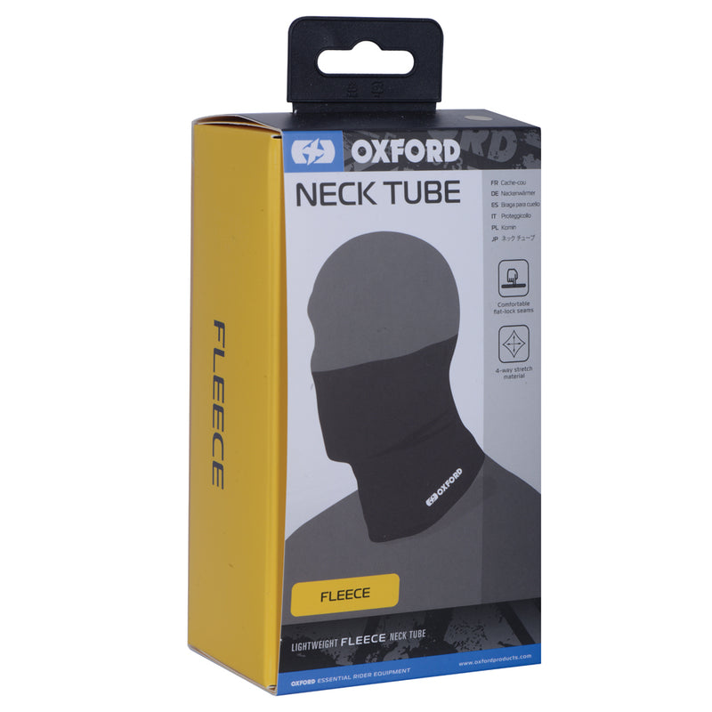 Oxford Neck Tube Fleece - Black