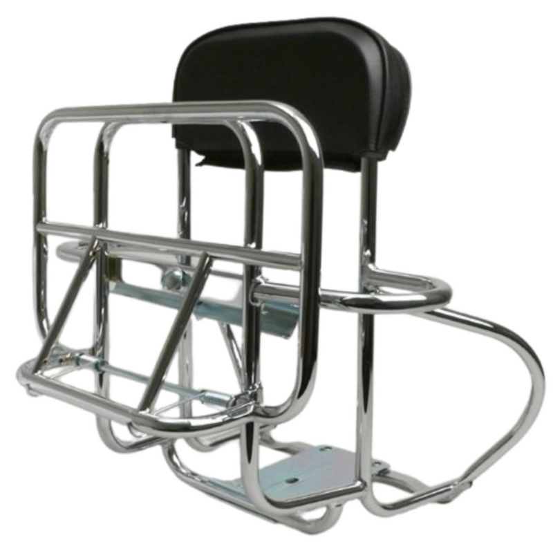 Cuppini Vespa Rear Rack, Backrest & Spare Wheel Holder (3in1) Largeframe Models