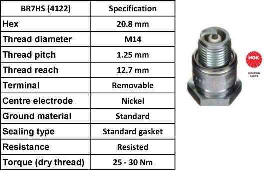 NGK Spark Plug BR7HS