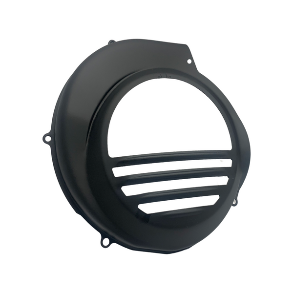 F.A. ITALIA Vespa Flywheel Cover Black (Electric Start Model) PX80, PX125, PX150, PX200