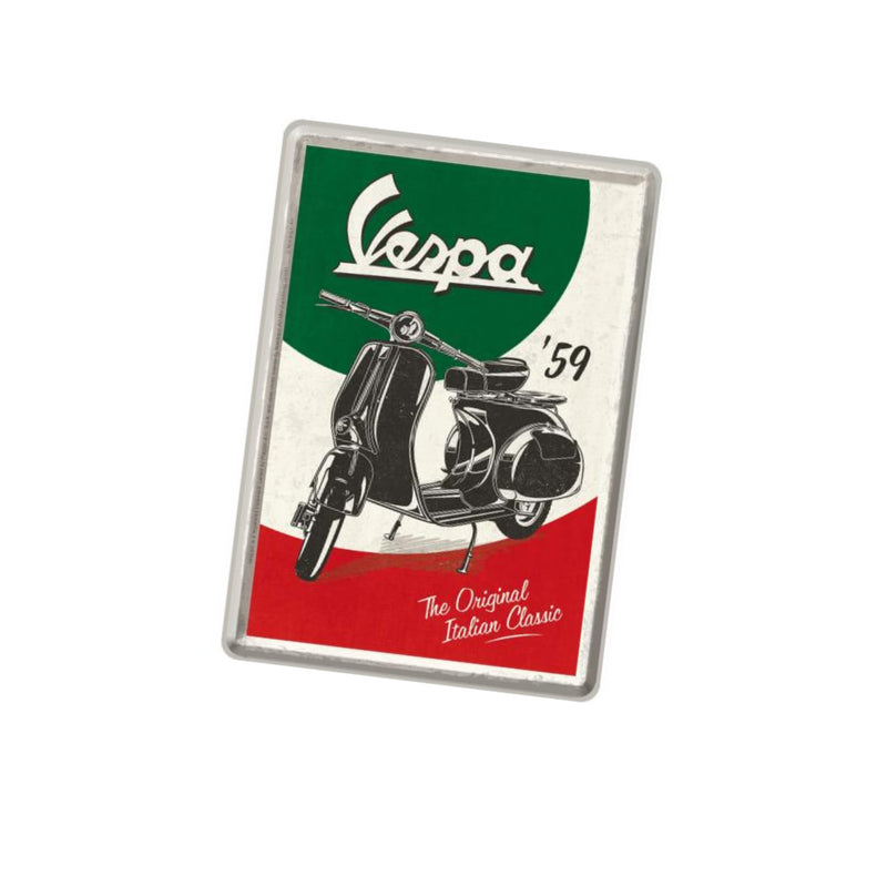 Piaggio Vespa 'Italian Classic' Metal Postcard